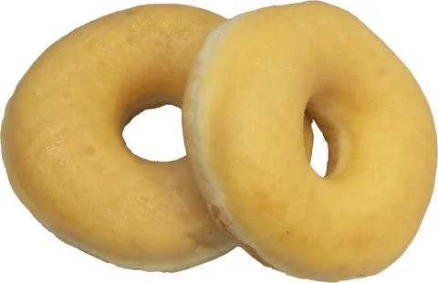 Two ringed doughnuts Fotos Stock