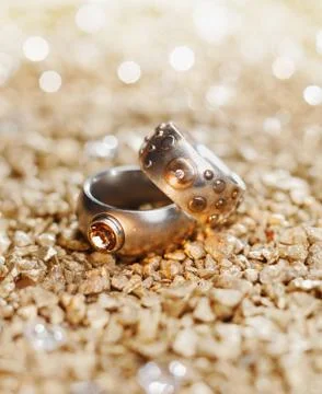 Two rings Stock Photos