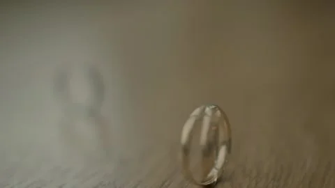 Two rings on the table Stock Footage 220272545