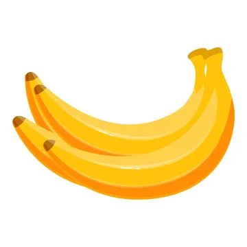 Two ripe bananas forming an appealing composition Stock Illustration