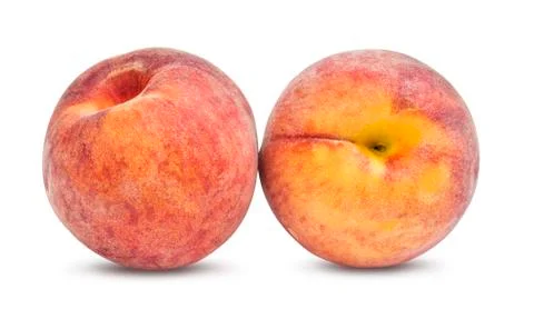 Two ripe peach Foto stock