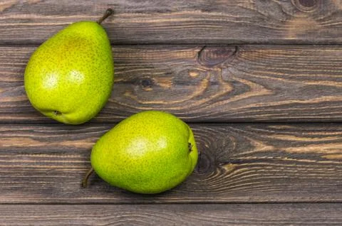 Two ripe pear Stock Photos