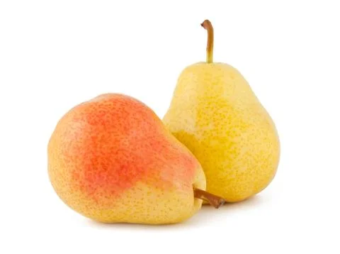Two ripe pears Stock Photos