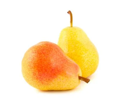Two ripe pears Stock Photos