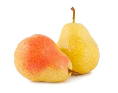 Two ripe pears Stock Photos