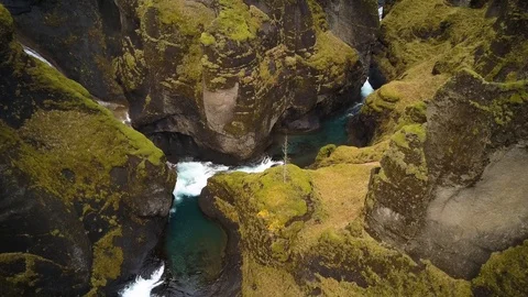 Two rivers connecting Video stock 85626011