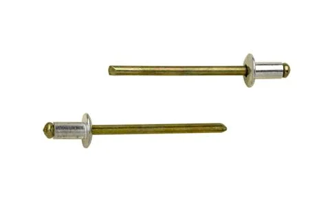 Two rivets. Stock Photos