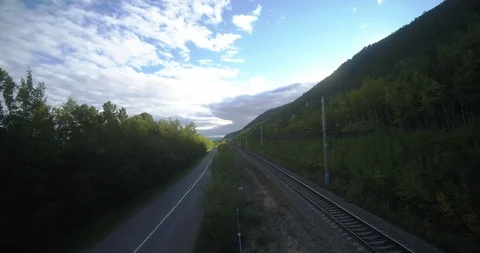 Two roads to a bright future Stock Footage 101116959