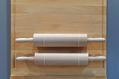 Two Rolling pins Stock Photos