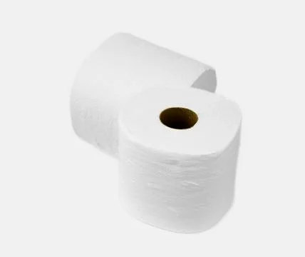 Two rolls of bath tissue Stock Photos