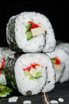 Two rolls closeup on a background Stock-Fotos