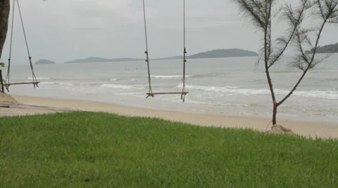 Two Rope Swings Hangs 動画素材 43138278