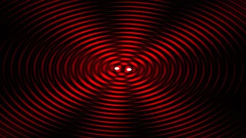 Two Rotating Gravitational Gravity Bodies Spinning Like Binary Star System Video stock 139712623