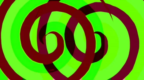 Two rotating spiral Stock-Footage 507839
