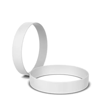 Two rubber bracelets Stock Illustration