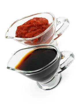 Two Sauces Stock Photos