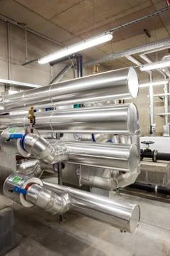 Two Saunders with a meter between Stock Photos