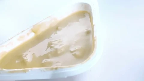 Two scenes of  of healthy cereal and chocolate falling down in slow motion Video stock 76914581