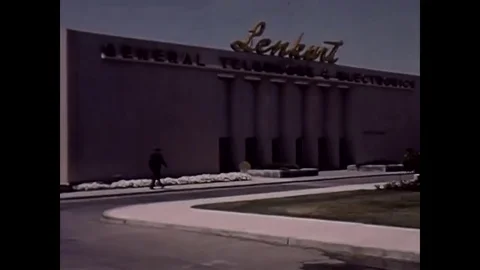 Two scientists debate the plausibility of color television in the 1960s. Stock Footage