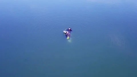 Two Scuba Divers Stock Footage 170787564