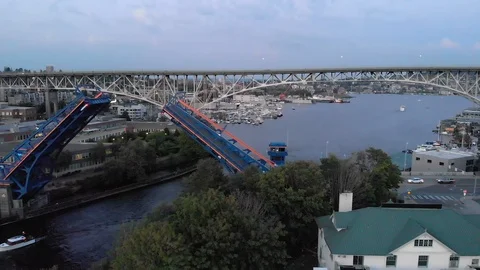 Two Seattle Bridges Stock Footage 98026451