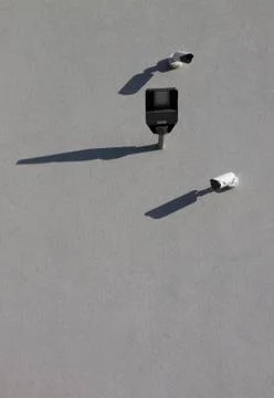 Two security cameras Stock-Fotos