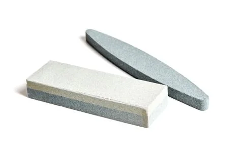 Two Sharpening stones Foto stock