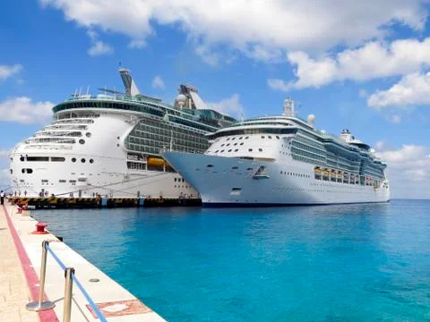 Two ships Stock Photos