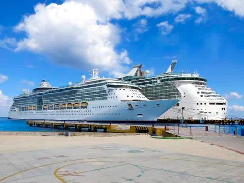 Two ships Stock Photos