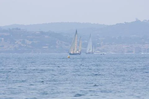 Two ships racing.. Stock Photos