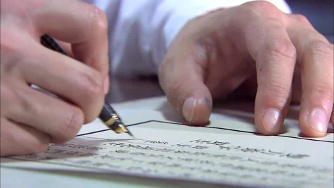 The two sides signed Stock Footage 235265693