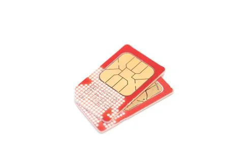 Two sim cards Foto stock