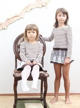 Two sisters 스톡 사진