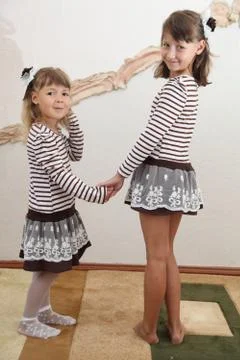 Two sisters Stock-Fotos