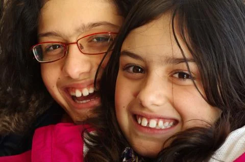 Two sisters Stock Photos