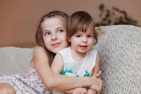 Two sisters Stock Photos