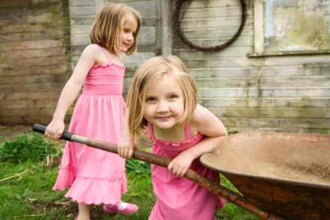 Two sisters Foto stock