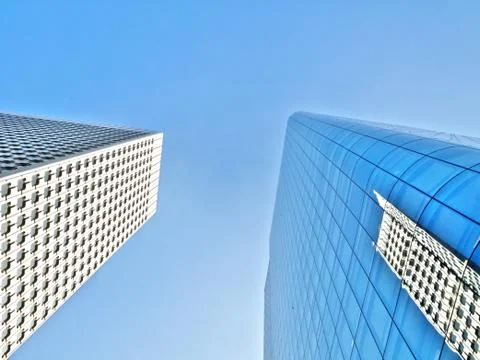 Two skyscrapers Foto stock