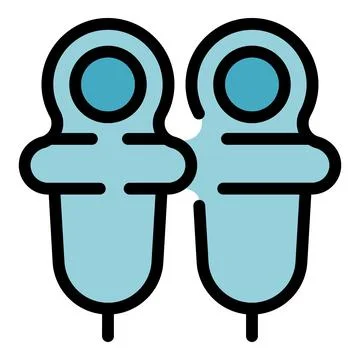 Two sleeping babies sharing double stroller, preparing for walk in park Ilustração Stock