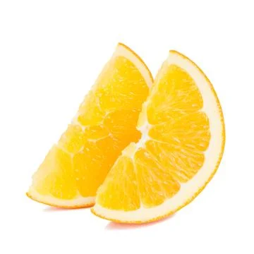 Two slices of orange Foto stock