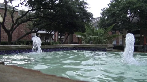 Two small fountains in spa Video stock 76258791