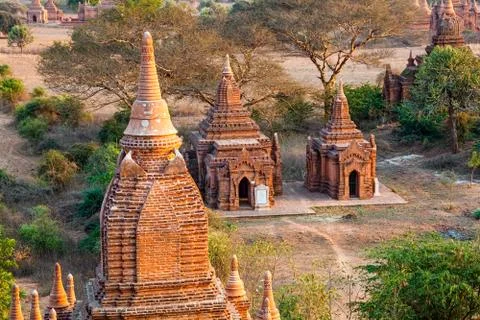 Two small pagodas Stock Photos