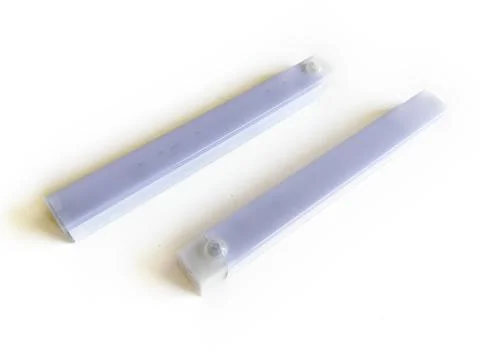 Two smart LED motion sensor light bars Stock Photos