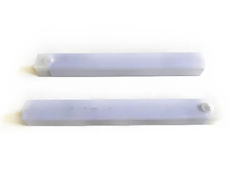 Two smart LED motion sensor light bars Stock Photos