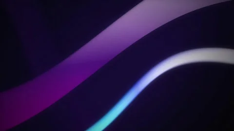 Two smooth ribbons of light flow in a seamless loop Stock Footage 342862256