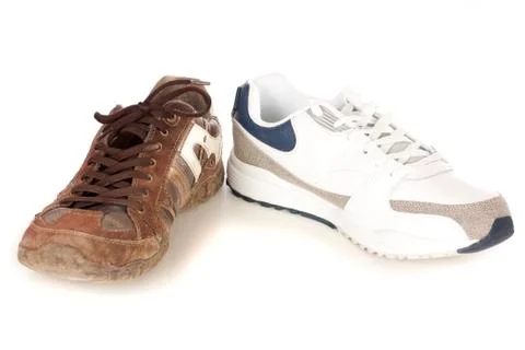 Two sneakers Stock Photos
