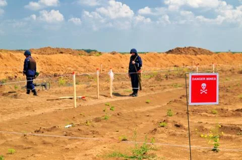 Two soldiers Stock Photos