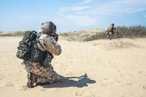 Two soldiers Stock Photos