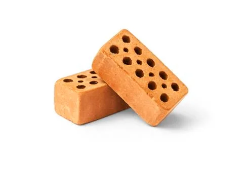 Two solid bricks Stock Photos