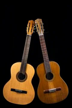 Two Spanish guitars Stock-Fotos
